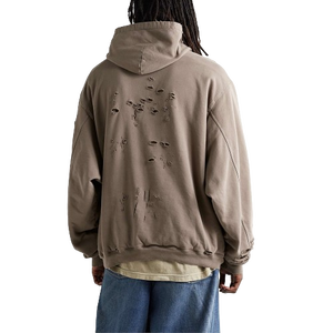 Sudaderas con capucha de algodón para hombre precio al por mayor personalizado impreso y bordado básico para el invierno - Product Image 6
