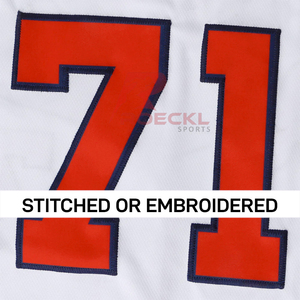 Nueva Camiseta de Fútbol Americano Personalizada al por Mayor, Auténtica, de Manga Corta, con Estampado en Degradado y Forma Cuadrada - Product Image 5