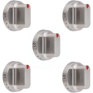 Lifetime Appliance 5 Pack Dial <b>Knob</b> Compatible Samsung Range <b>Oven</b> Models DG64-00347A/B DG64-00472A/B Household Appliance - Product Image 1