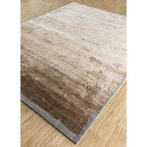 Alfombra Kavi Gold de Lana y Seda de Bambú Anudada a Mano, Diseño Clásico Abstracto Teoría del Caos, Decoración para Sala de Estar, Pasillo y Hogar - Product Image 2