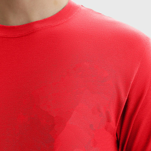 Ropa activa informal para hombre 180 gramos patrón sólido camisetas lisas venta al por mayor poliéster/algodón tejido diseño en blanco - Product Image 6