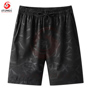 Pantalones Cortos Estampados de Moda para Hombre Talla Grande |   Pantalones Cortos Casuales Transpirables de Secado Rápido con Cintura Elástica Media |   Servicio OEM - Product Image 4