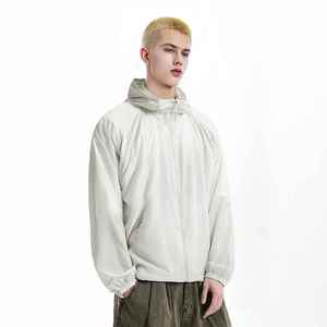 QUICKSHOW Camouflage à capuche soleil protéger imperméable Anti-UV extérieur unisexe veste UPF50 léger été autre - Product Image 3