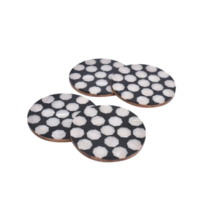 Contemporary Eco-Friendly Customized Creative Walnut <b>Wooden</b> Round Multi-Size Coasters for Restaurant Drink Cups Hot Pads <b>Trivets</b> - Product Image 6