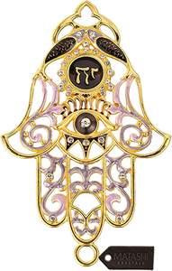 Arte de pared de Metal de alta calidad, de larga duración Hamsa, arte de pared, Geometría Sagrada, decoración del hogar, corte láser, escultura de pared de metal para el hogar y la Oficina - Product Image 6