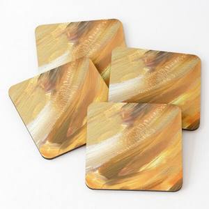 Precio de fábrica Posavasos de resina de madera Compre nuevos posavasos de color de impresión de esmalte personalizado de madera para boda y decoración de restaurante - Product Image 5