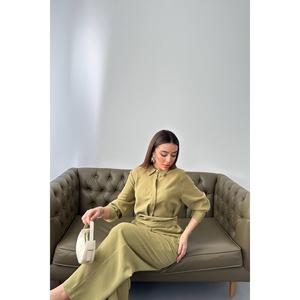 Conjunto de Dos Piezas en Verde Oliva para Mujer, Oferta al por Mayor - Product Image 4