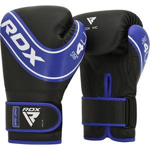 Gants de boxe noirs en cuir personnalisés OEM de haute qualité - Product Image 3