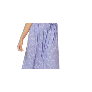 เดรสทรงเอไลน์แบบผูกคอสำหรับผู้หญิง รุ่น Mindy ของ Leota สีม่วง ไซส์ใหญ่ เอวธรรมชาติ - Product Image 3