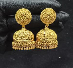 Pendientes Clásicos de Primera Calidad con Acabado Dorado Antiguo, Estilo Tradicional, Colección para Bodas, para Mujeres y Niñas - Product Image 1