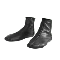 Kaos Kaki Khuffain Unisex Panjang Anti-Slip 100% Wol Desain Khusus 2024 Nyaman dengan Resleting Halal untuk Sholat Muslim