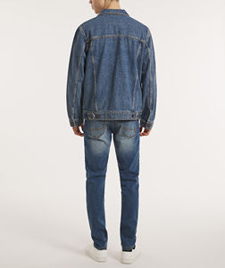 Premium Men Classic <b>Denim</b> <b>Jacket</b> Stylish Washed Jean <b>Jacket</b> with Custom Logo Option Timeless Outerwear Streetwear Fashion - Product Image 4