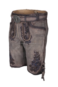 สายหนังนิ่มหนังแพะสำหรับผู้ชาย2025 Oktoberfest Kurz จากเยอรมัน - Product Image 3