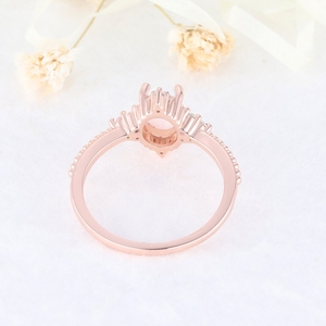 Fantastique opale éthiopienne pierres précieuses luxe nouveau Design or massif bagues fines avec bague en diamants véritables - Product Image 4