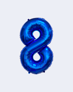 Globo de Número Metalizado Azul Oscuro de 1 Metro, Decoraciones para Bodas, Año Nuevo, Acción de Gracias, Día de la Madre, Día de San Valentín, con Gráficos Impresos - Product Image 4