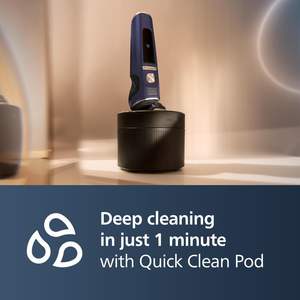 Afeitadora Eléctrica de Triple Cuchilla para Uso en Seco y Húmedo, Recortadora de Precisión, Recortadora de Nariz, IPX7, USB, Carga Inalámbrica, Estuche de Limpieza - Product Image 3