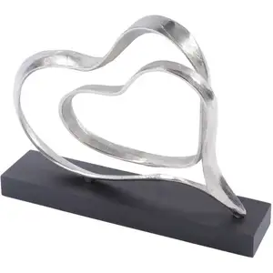 Escultura abstracta de mesa Decoraciones de mesa modernas Diseño popular Escultura hecha de metal de hierro a los precios más bajos - Product Image 1