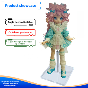 מעמד מתכוונן לגובה לתצוגה עבור בובת OB11 YMY, מעמד לבובת BJD בקנה מידה 1/12 ו-1/6 - Product Image 2