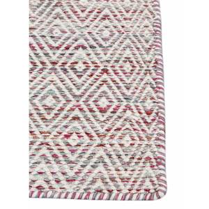 Abrash Adwv-13047 Geometric Pattern Wool & Viscose Flat Weave Pink & Purple <b>Rugs</b> for Home Use - Product Image 4