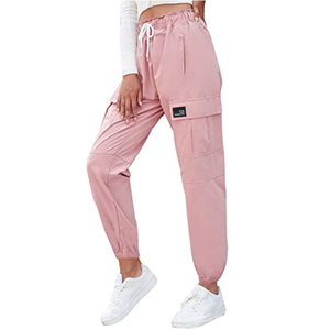 OEM Pantalon taille basse respirant pour femmes Pantalon cargo ample Street Wear Fashion Casual Women Jogger Pants & pantalons - Product Image 3