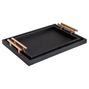 Plato de Servicio de Alimentos de Metal Ecológico Hecho a Mano de Primera Calidad para Comedores, Banquetes, Apto para Lavavajillas, Presentación Refinada, al por Mayor - Product Image 1