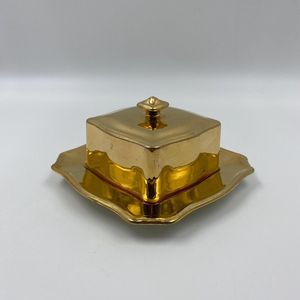 Eco-Friendly Aluminum Modern <b>Tabletop</b> Decorative Butter Dishes Shining <b>Mirror</b> Polished Non-Toxic Plate Top - Product Image 1