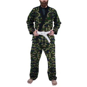 Uniforme de Karate Personalizado con Logotipo, de Alta Calidad, en Poliéster Elástico, Transpirable y de Secado Rápido, Unisex para Adultos, Nuevo Kimono de Artes Marciales para Jiu-Jitsu - Product Image 1