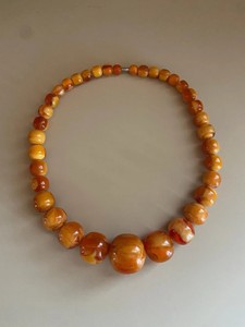 Collar de resina hecho a mano de moda moderna para niñas, joyería de boda con forma de luna única y bonita con perla de imitación y estilo religioso - Product Image 3