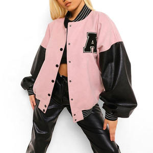 Chaqueta Universitaria de Lona para Mujer, de Invierno, Transpirable, de Alta Calidad, con Logotipo Personalizado, Fabricada por OEM - Product Image 1