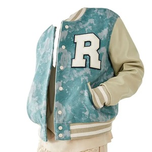 Top Design Letterman Veste d'hiver universitaire en laine pour hommes Broderie personnalisée Veste d'hiver respirante de style lycée - Product Image 1