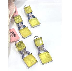 Pendientes de Doble Capa con Diseño Moderno, Plateados, de la Mejor Calidad, para Bodas y Fiestas, Colección para Mujeres y Niñas - Product Image 4