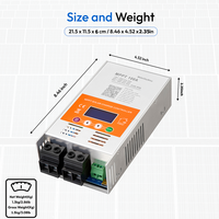 Contrôleur de charge solaire MPPT 100A 12V/24V/48V le plus récent V124 pour batterie au plomb-acide ou batterie au lithium + WIFI