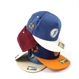 Casquettes Snapback de luxe Hip Hop à logo brodé non structuré à 5 panneaux personnalisées - Product Image 1