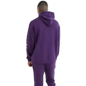 Custom Printed Acid Wash Winter Solid Unisex Hooded 100% Cotton Sweat <b>Suits</b> Set Eco-Friendly Breathable Sportswear - Product Image 4