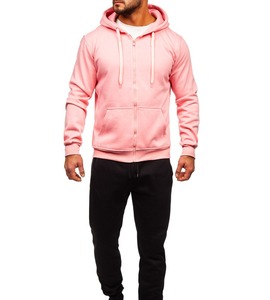 Joggers noirs de haute qualité formation personnalisé blanc survêtement hommes sport ensemble simple survêtements pour hommes confortable personnalisé - Product Image 1