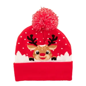 Casquette de Noël personnalisée Morkved – Chapeau de merchandising personnalisable pour les célébrations festives - Product Image 1