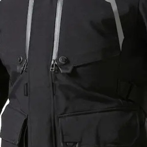 Proveedor de chaqueta de lona para exteriores, resistente al agua, logotipo frontal, a prueba de viento, transpirable, tejido ecológico para acampar y aventura - Product Image 3