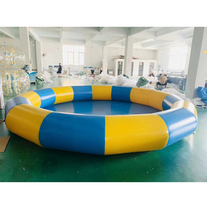 Piscina Inflable Redonda Grande de PVC Portátil, Piscina Profunda para Parque Acuático, para Pelota Zorb, Pelota para Caminar sobre el Agua, Bote de Remos para Niños - Product Image 5