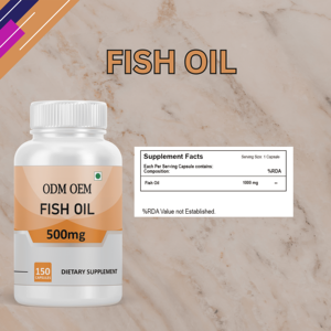Cápsulas de Aceite de Pescado y Hierbas Personalizadas, Venta Caliente OEM/ODM, 150 Cápsulas para Adultos, Suplemento para la Salud de la Piel - Product Image 4