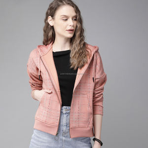 เสื้อฮู้ดผู้หญิงคุณภาพสูง สวมใส่สบาย ราคาสมเหตุสมผล ขายดีที่สุด สำหรับผู้ใหญ่ รับผลิตตามแบบ OEM - Product Image 1