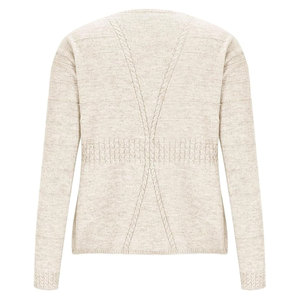 Suéter Elegante para Mujer con Bordado, Botones en la Parte Delantera, Informal, Cálido, Estilo Urbano - Product Image 5