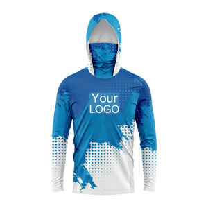 เสื้อฮู้ดตกปลาป้องกันรังสียูวีแบบสั่งทำ แบรนด์ส่วนตัว ขายส่ง ผู้ผลิต OEM ผลิตจำนวนมาก ผู้จัดจำหน่ายเสื้อป้องกันรังสียูวี - Product Image 6