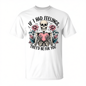 Si j'avais des sentiments, ils seraient pour toi - T-shirt compressé et grande taille - Produit promotionnel - Product Image 3