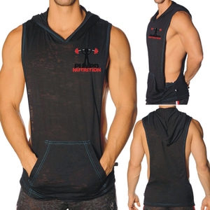 Venta al por mayor de verano de algodón Rib Tank Top para hombres logotipo personalizado básico deporte gimnasio camiseta sin mangas con Pakistán algodón - Product Image 1