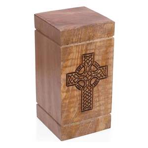Exquisita caja de urna de madera de palisandro Premium hecha a mano única urna artesanal conmemorativa para recuerdos preciados ocasiones de boda - Product Image 4