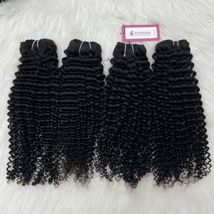 เครื่องต่อผมมนุษย์ผมหยิกแบบหลวมเกรด4C เรมี่ธรรมชาติสีดำเวียดนาม - Product Image 3