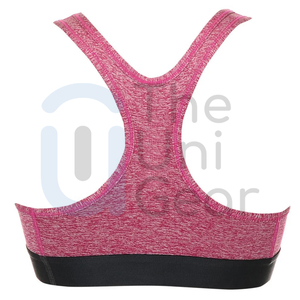 Bikinis sans couture pour femmes de haute qualité vêtements de plage soutien-gorge de sport élastique de yoga avec logo avant pour l'exercice de fitness et de plage - Product Image 6