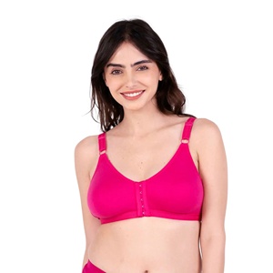 custom Wholesale Seamless Breathable One-piece Knitted Wireless Push-Up Shaping Bust Support Wider Back Everyday Bra for Women - Product Image 1