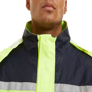Meilleure vente Veste d'hiver pour homme Vêtements de sécurité en polyester réfléchissant respirants haute visibilité avec logo OEM personnalisable Nouvelle arrivée - Product Image 5