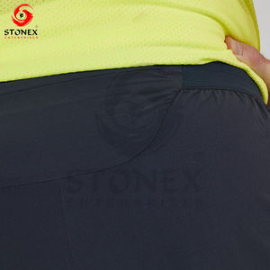 กางเกงขาสั้นจ็อกเกอร์ผ้าฝ้ายฟลีซลำลองสไตล์สปอร์ตสำหรับผู้ชาย พิมพ์โลโก้ได้ คุณภาพสูง ใส่สบาย ผ้าแคนวาสถัก - Product Image 6